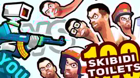 You vs 100 Skibidi
                        Toilets